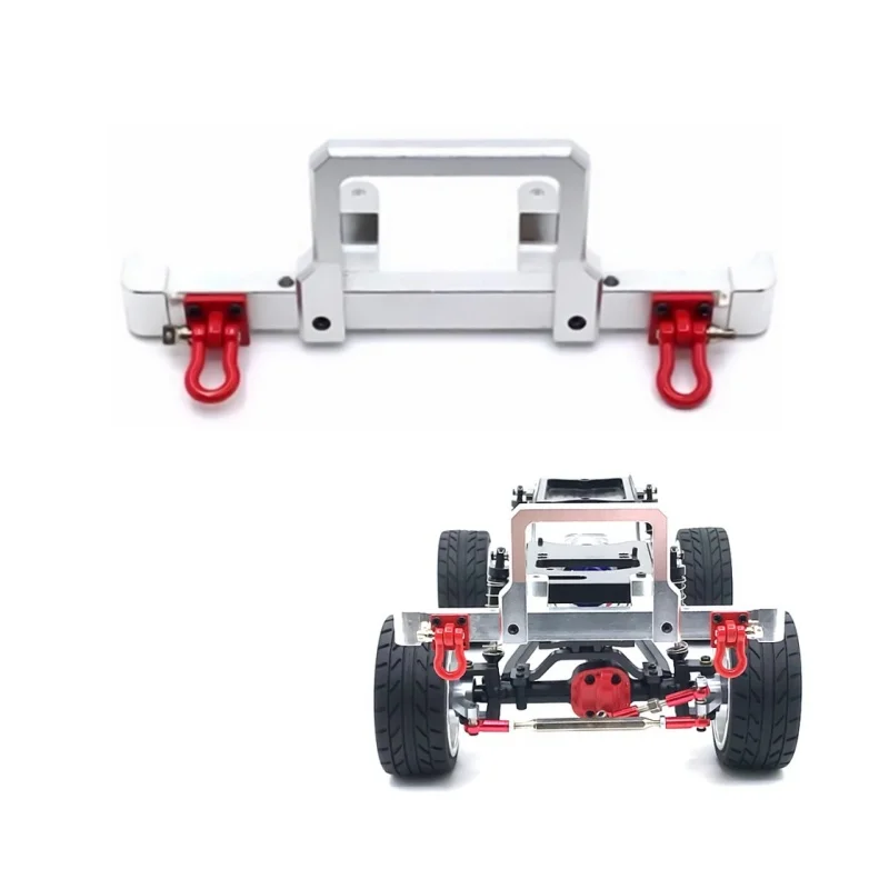 

Metal Front Bumper Guard Bumper With Trailer Hook For MN 1/12 D90 D91 D96 MN86 MN99S RC Car Upgrade Parts