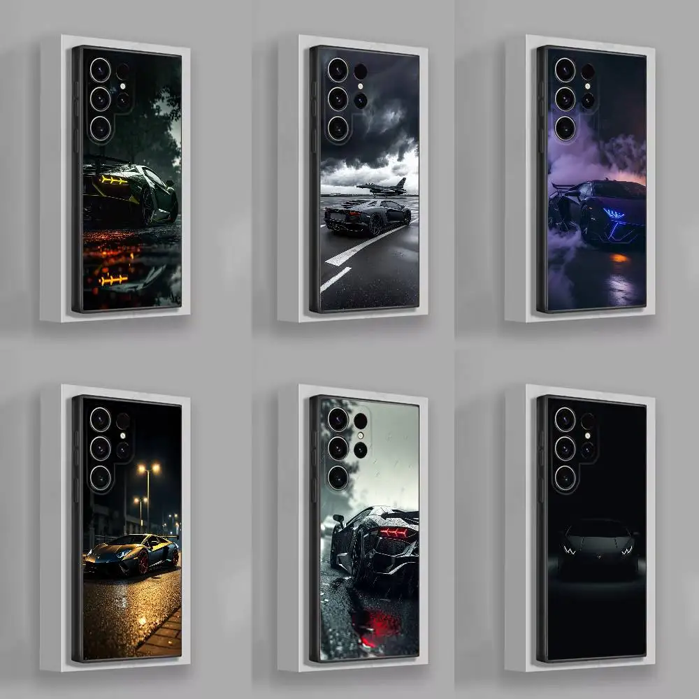 

Car Sport L-Lamborghinis-S Phone Case For Samsung S25,S24,S21,S22,S23,S30,Ultra,S20,Plus,Fe,Lite,5G Black Cover