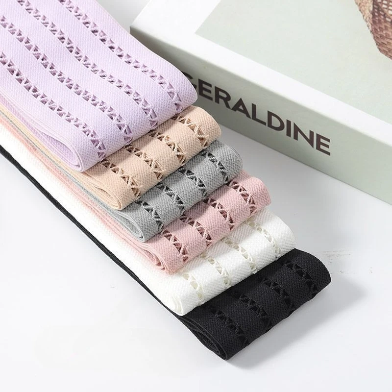 6.5 cm hollow widened side strips, colored elastic bands, skirts, waist decoration, clothes widened DIY handmade accessories