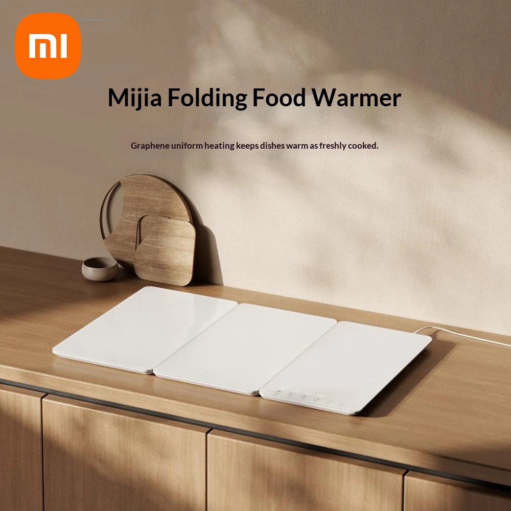 

Mijia Folding Warming Board Rice And Vegetables Graphene Rapid Heating Independent Temperature Control Kitchen Appliances