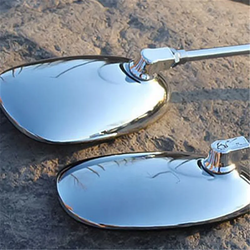 

Universal 10mm Chrome Rearview Mirrors for Motorcycle Motocross Scooter E-bike Racing Motorbike Side Mirror Rear View Accessorie