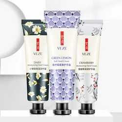 Anti Dryness Moisturizing Nourishing Skin Hydrating Hand Cream Body Care Cranberry Lemon Small Daisy For Winter 1 Pcs