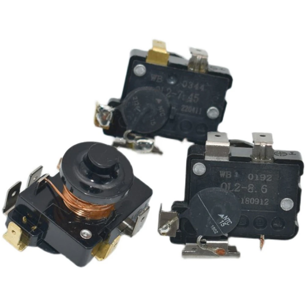 1pc 5plug réfrigérateur compresseur rapHammer démarreur QL2-6.10/ QL2-8.6 congélateur remplacement accessoires