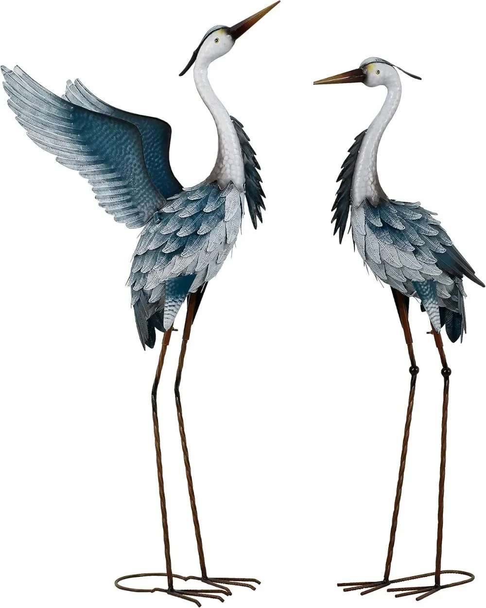 Garden Decor Blue Heron Yard Art Decor, 37-40.7