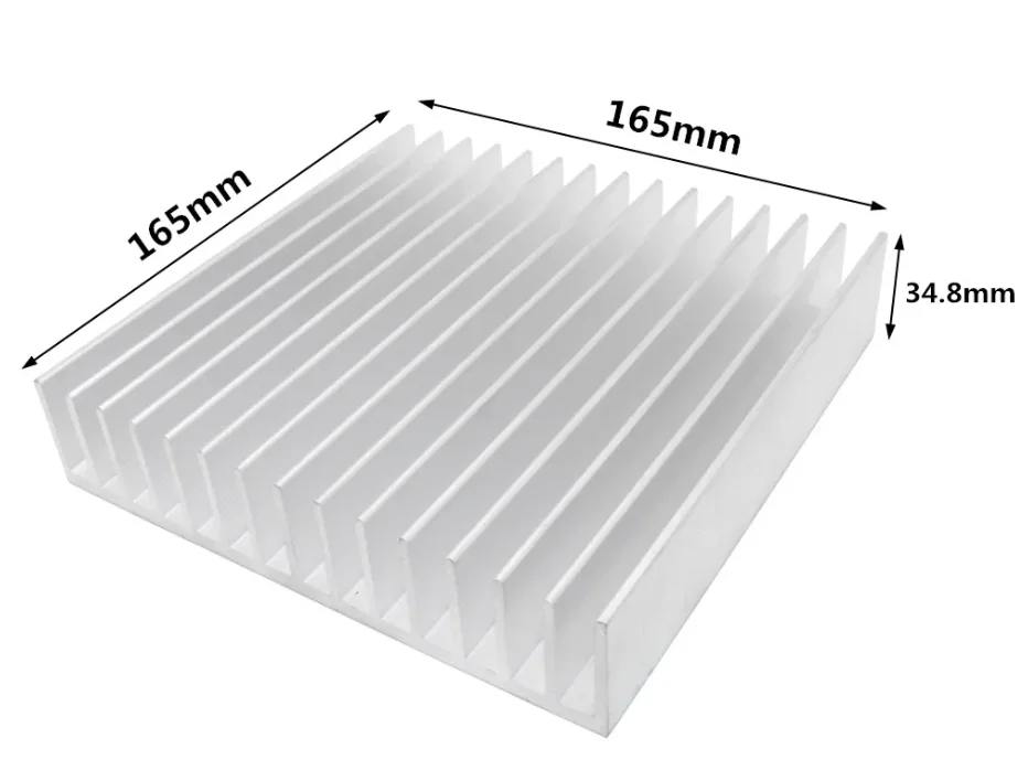Aluminum Heatsink Radiator Heat Sink Cooler for LED Electronic Chip LCD Large Radiator for Heat Dissipation, Water Cooling