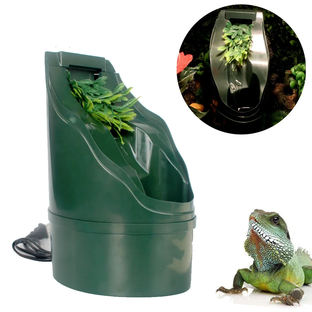 Reptile Water Drinking Fountain Automatic Feeding Drinker Filter Lizard Chameleon Snake Reptiles Amphibian Terrarium Accessories