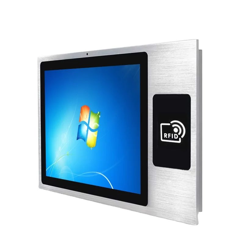 IP65 Waterproof Android 7 Inch Android 4.4 Fingerprint Panel PC with NFC RFID Reader and Finger Print