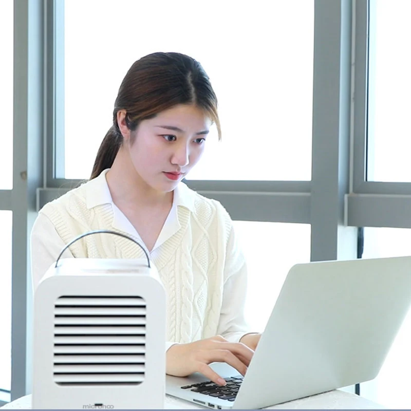 YOUPIN Microhoo-ventilador Usb portátil, miniaire Acondicionado, Enfriador de pantano, Aire Acondicionado portátil Para Casa, recargable