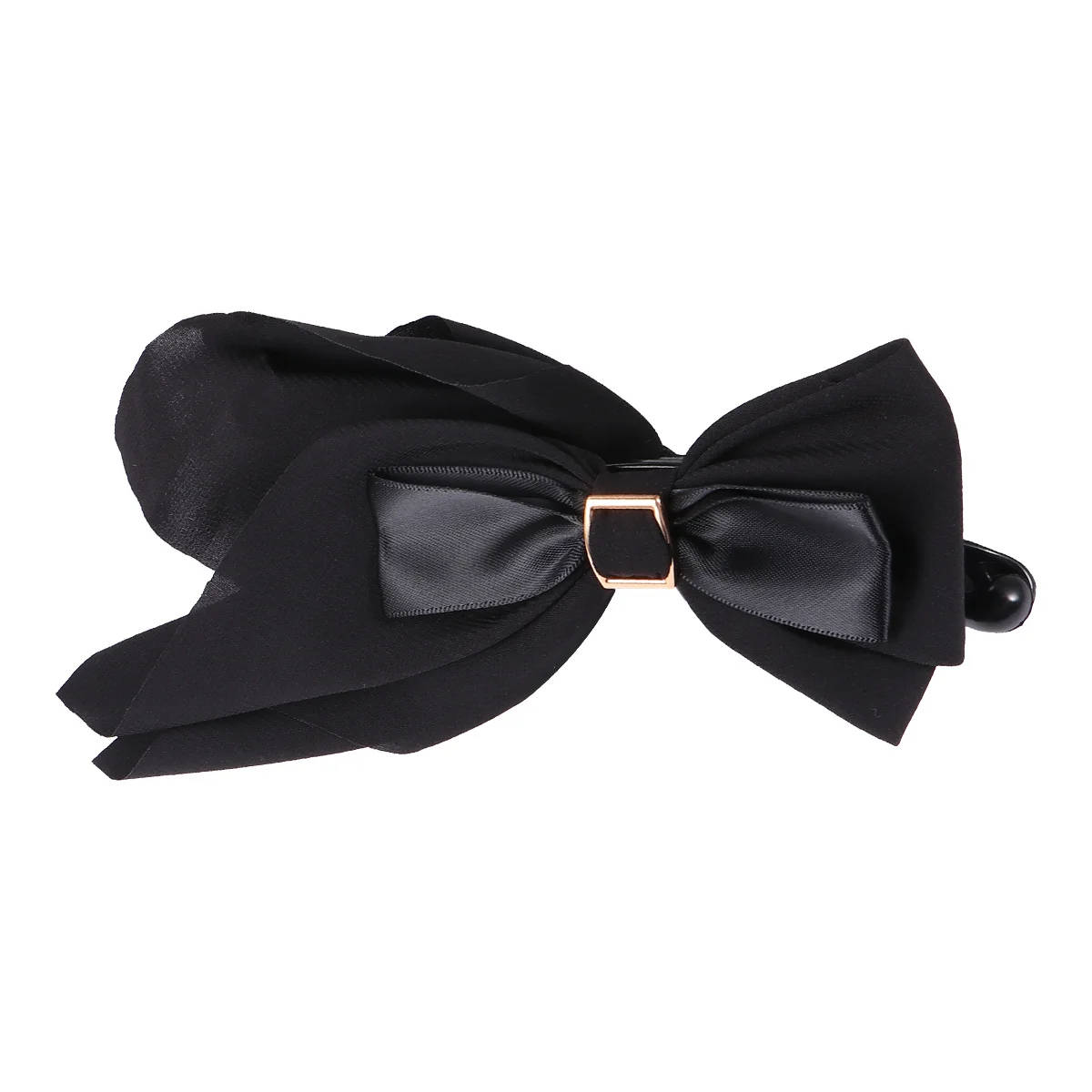 

Black Bowknot Hair Claw Clip Lightweight Durable Butterfly Jaw Clip for Women Daily Party Hair Accessories