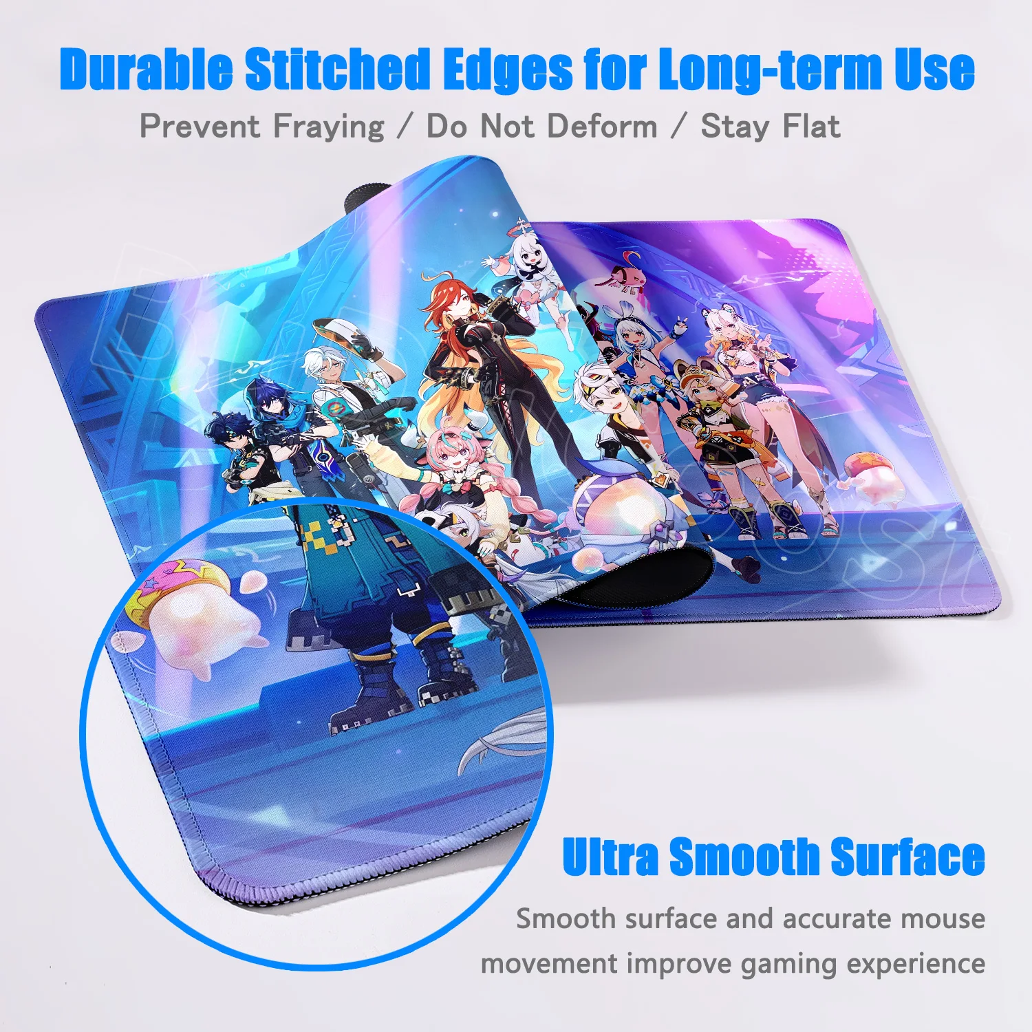 HD طباعة Genshin Impact 5.8 أنشطة الصيف لوحة الماوس Kinich Ineffa Mousepad لوحة ماوس للألعاب حصيرة لوحة المفاتيح كبيرة أنيمي حصيرة مكتبية