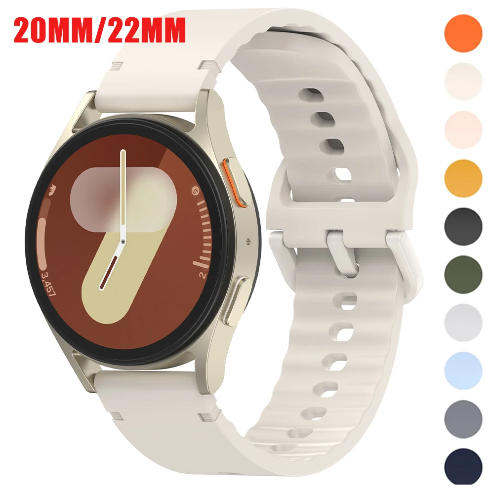 Silikonarmband für Samsung Galaxy Watch 7 6 5 4 44mm 40mm Sportarmband für Huawei Watch 4 Pro Ultimate Ersatzarmband