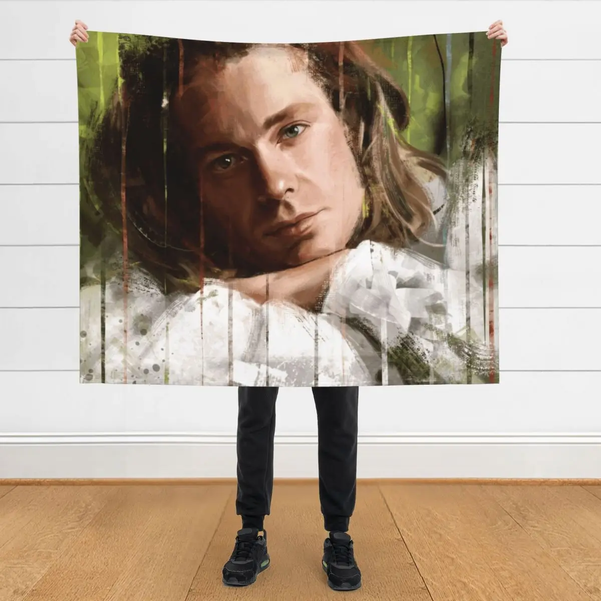 

A braccia conserte Throw Blanket Cute Furry Hairy Blankets