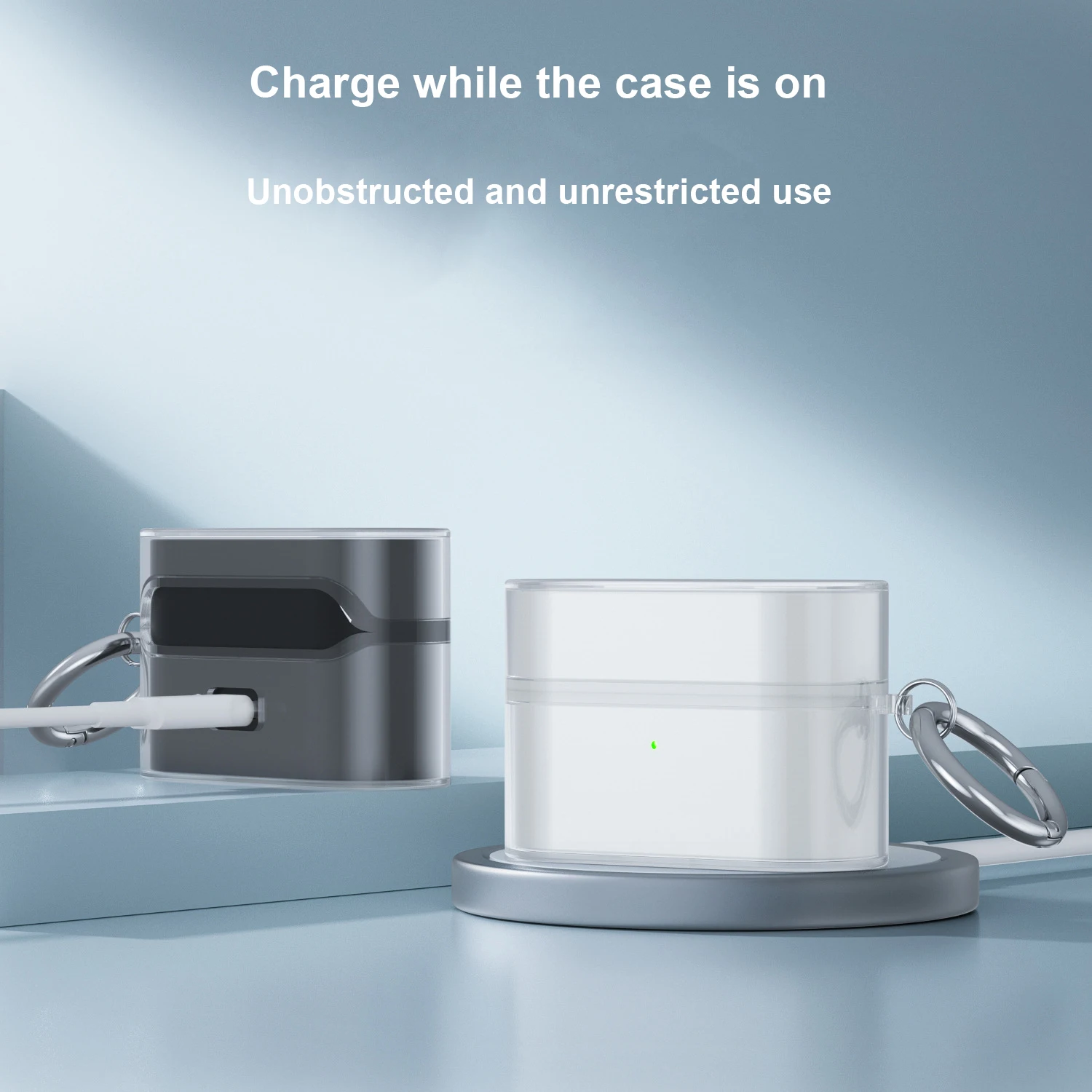 

Shockproof Shell Case For Sony WF-1000XM6, Ultra-Thin 2mm TPU Cover with Negative Pressure Adsorption, Crystal Clear