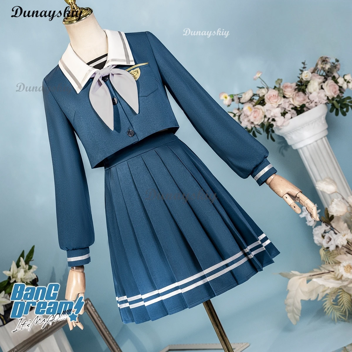 Nuevo disfraz de mutsuma Wakaba mortis, disfraz de BanG Dream Ave Mujic mygo, vestido JK para fiesta de Halloween, calcetines, top para mujer, conjunto completo de uniforme