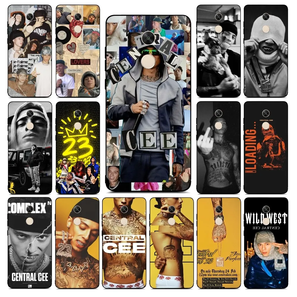 

Rapper Central Cee Phone Case For Redmi Note 4 X 5 A 6 7 8 T 9 9S 10 11 Pro 11S 11Epro PocoM3pro