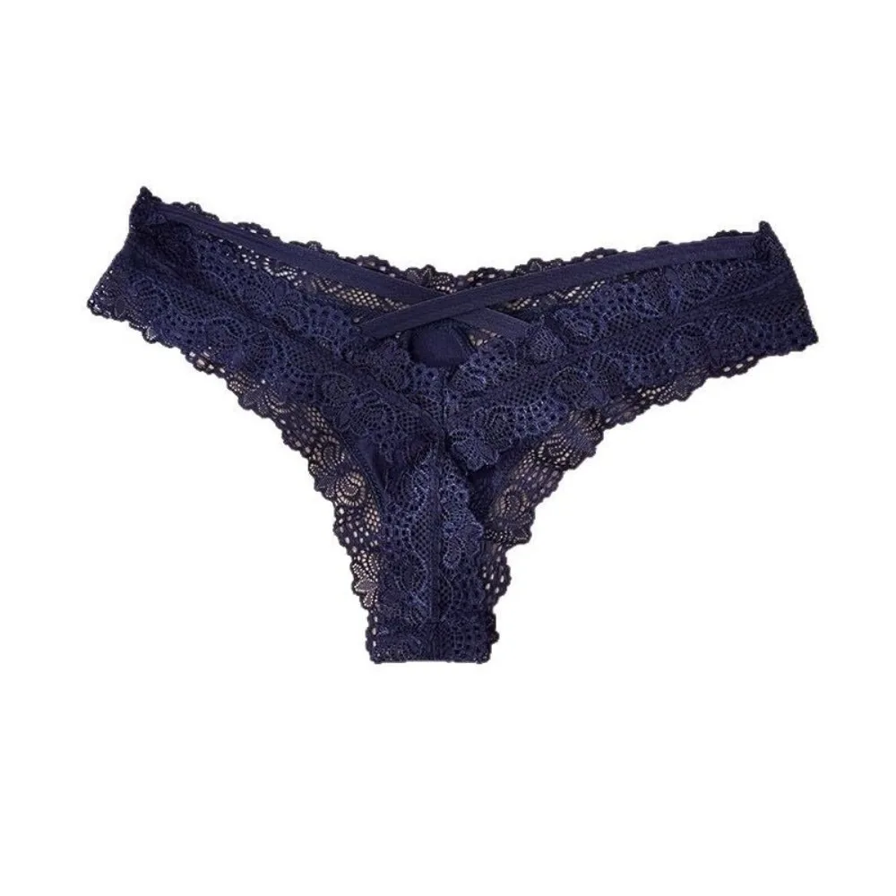 

Sweet Hollow Underwear Women Low Waist Seamless Lady Panties Briefs Breathable Lace Thong Gifts