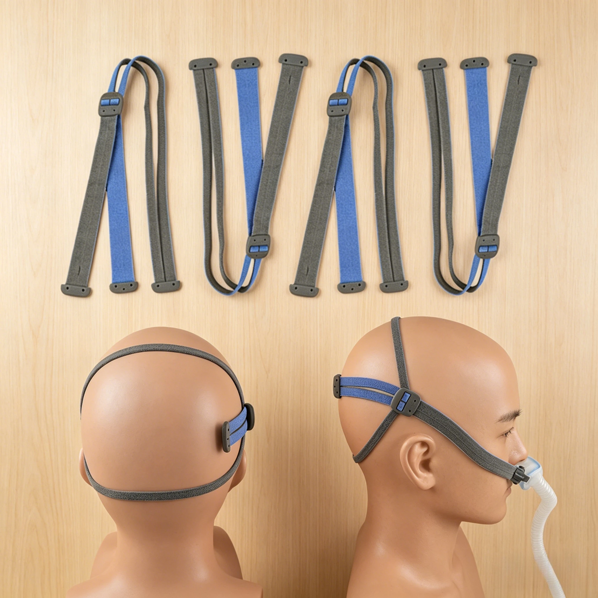

2/3pcs Replacement Headgear Suitable for Airfit P10 Nasal Pillow CPAP Mask Adjustment Elastic Headband Straps Included 3 Straps
