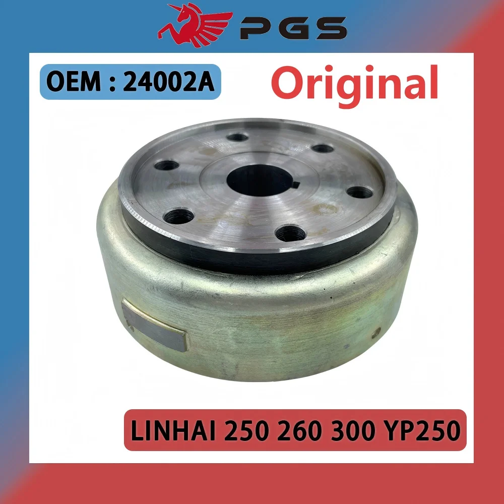 

Оригинальный мощный маховик, ротор магнетогенератора в сборе для Linhai 300 T3b LH 300D LH300 Classic Demon Muddy Goon Carry 24002A