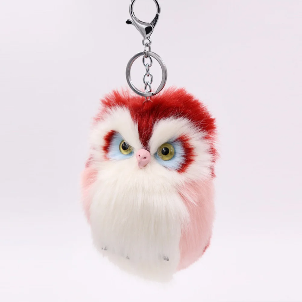 

3Pcs Owl Key Ring Stylish Hanging Ornament for Keys Bag Cell Phone Car Use Yellow Gray Keychain Owl Key Ring