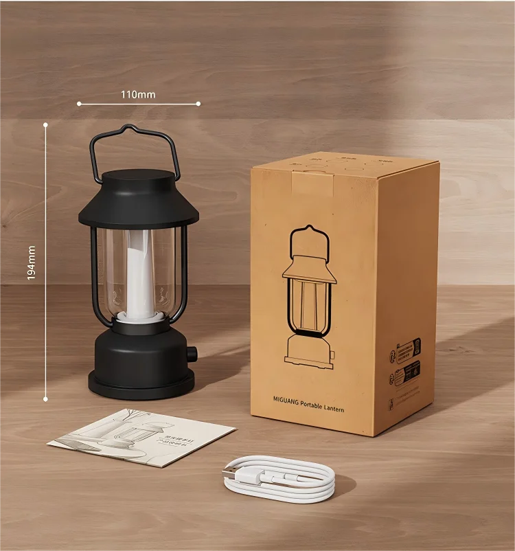 مصباح الكيروسين القديم ذو 3 أوضاع، شمعة/قمر/RGB. مكتب قابل للتحويل والتعليق، ضوء خافت وقابل لإعادة الشحن لغرفة النوم/المقهى/التخييم