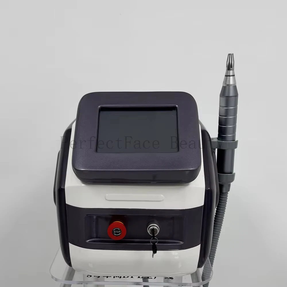 

Portable Picosecond Pico Laser Q Switch Nd Yag Tattoo Freckles Lentigo Pigment Eyebrow Removal & Skin Rejuvenation Black Doll Pi