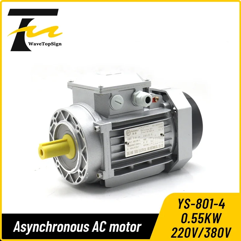Boding Aluminum Housing Three Phase Asynchronous AC Motor YS-801-4 0.55KW 380V Vertical & Horizontal Electric Motor