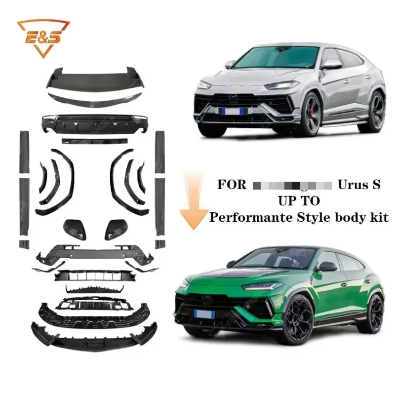

Carbon Fiber Body Kit for URUS S Upgrade to P Style Car Accessories Front Lip Rear Diffuser Side Skirts Spoiler