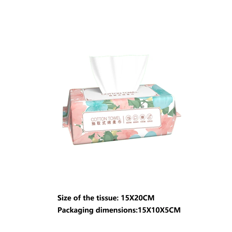 The Traveler Uses Disposable Facial Towel Wipes to Clean Their Face and Remove Makeup, Which Are Suitable for Both Dry and Wet U image 5