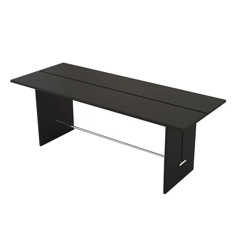 

#Home Study Office Desk Solid Wood Long Table Vintage Minimalist Design Modern Dining Table Home Furniture Kitchen Table