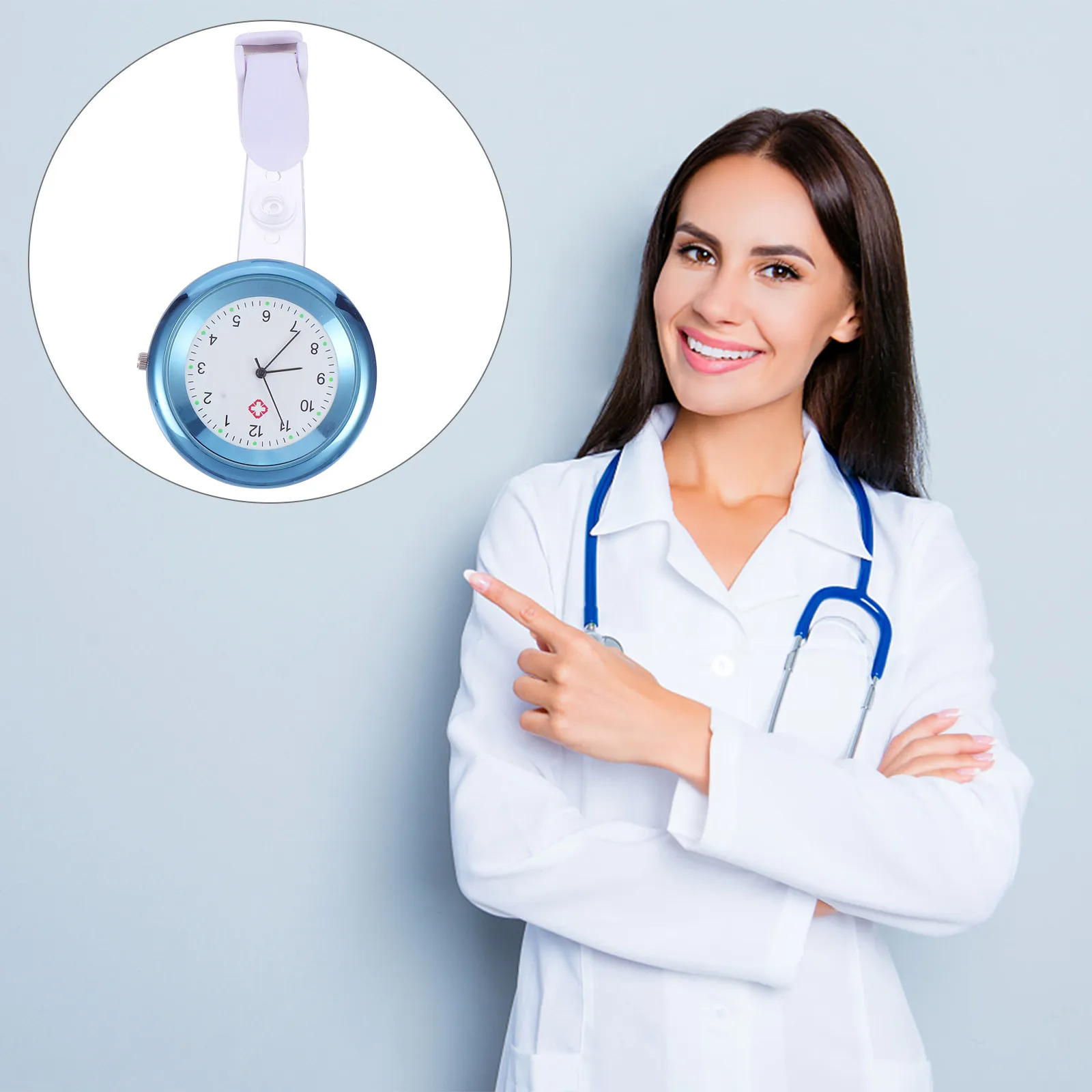 Lightweight Nurse Pocket Watch Clip-on Hanging Nursing Watch for Doctors Nurses Nurse Watches for Women