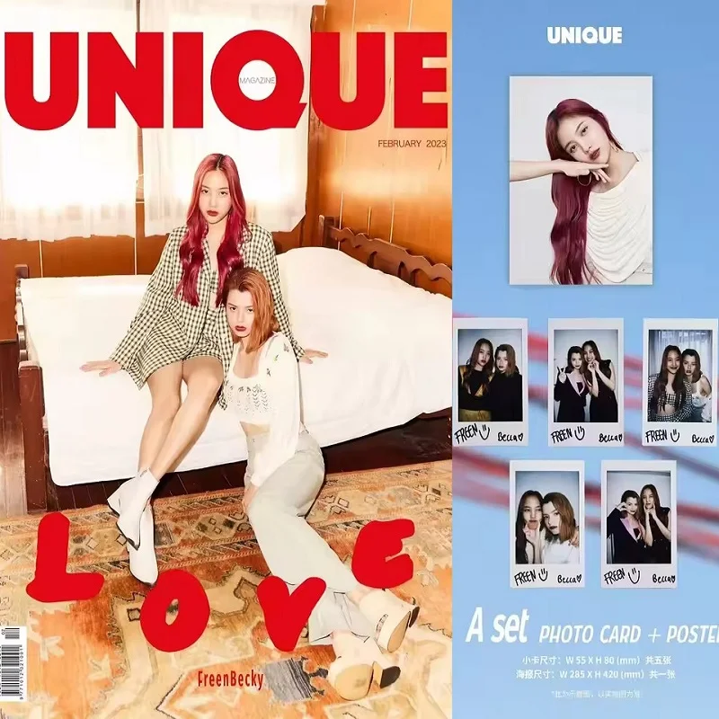 New FreenBecky UNIQUE China Album Magazine Freen & Becky Star Figure Cover Picture Album Photo Cards Fans Collection Gift