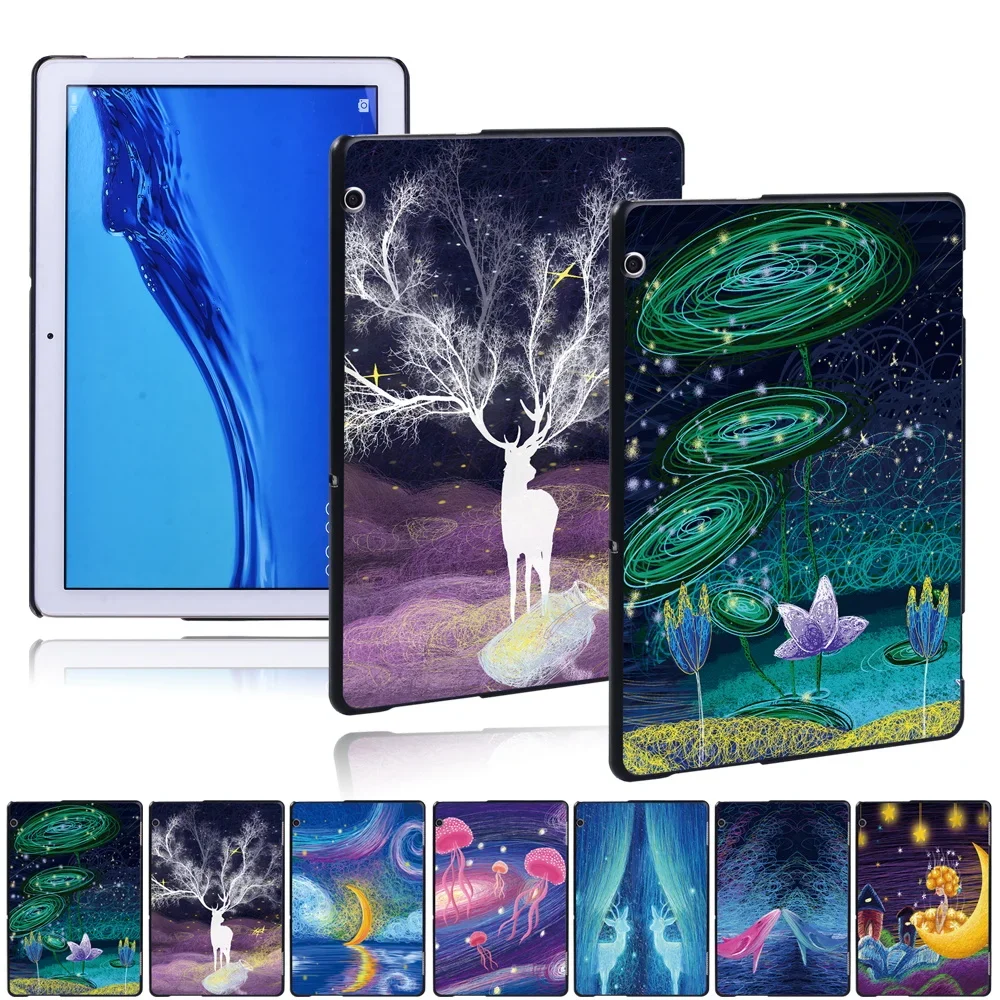 

For Huawei MediaPad M5 10.8"/M5 Lite 10.1"/M5 Lite 8/T5 10 10.1"/T3 10 9.6"/T3 8.0" Tablet Case Anti-fall Plastic Back Shell