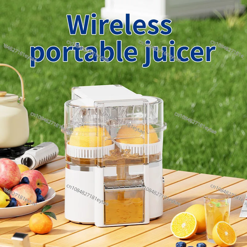 

Automatic Dual Head Citrus Juicer Pulp Separation Electric Orange Press Portable Juicer for Home