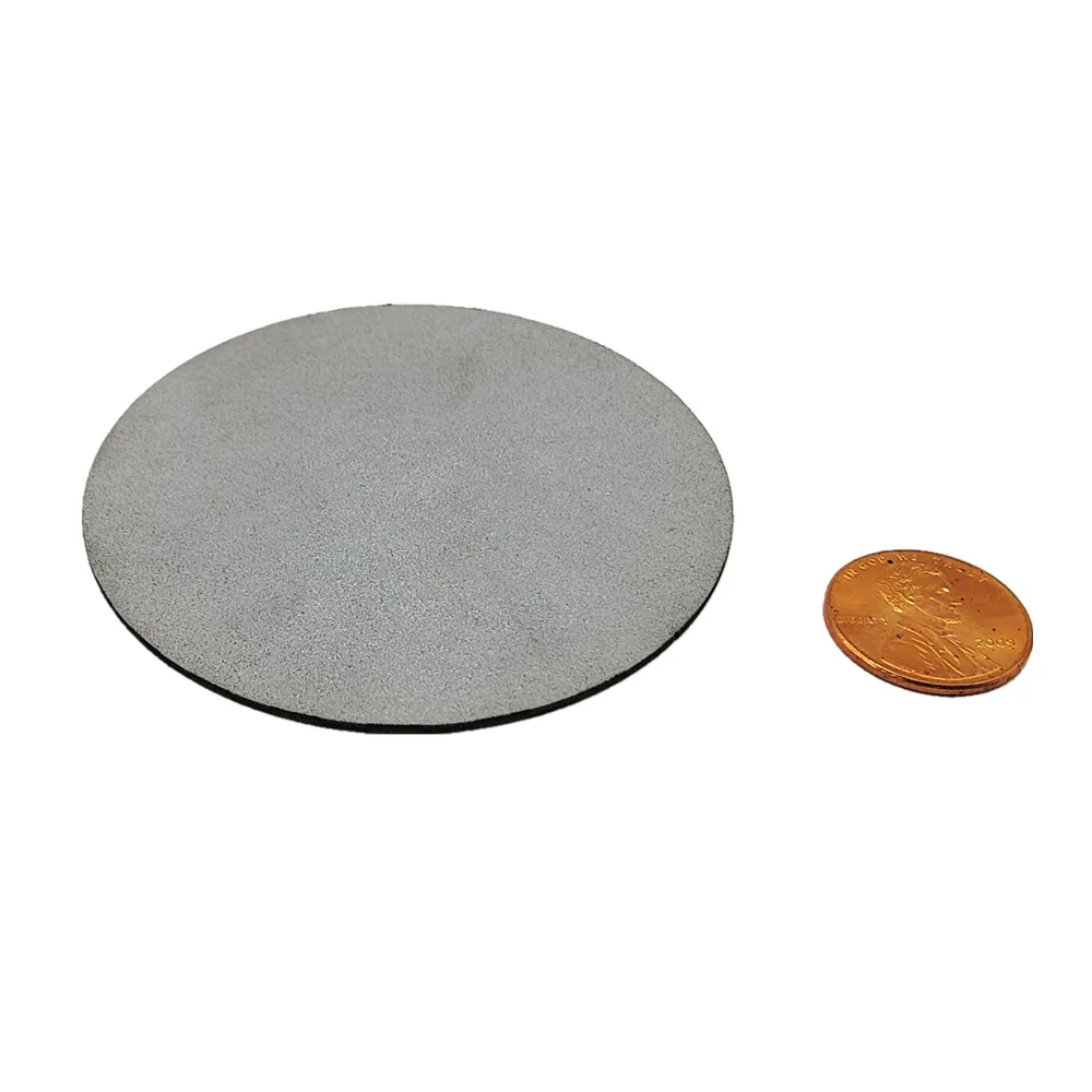 316L สแตนเลสกรองผง Sintered แผ่น 2-160 ไมครอน Aeration หัวสแตนเลสสตีลป้องกันการระเบิด Disc