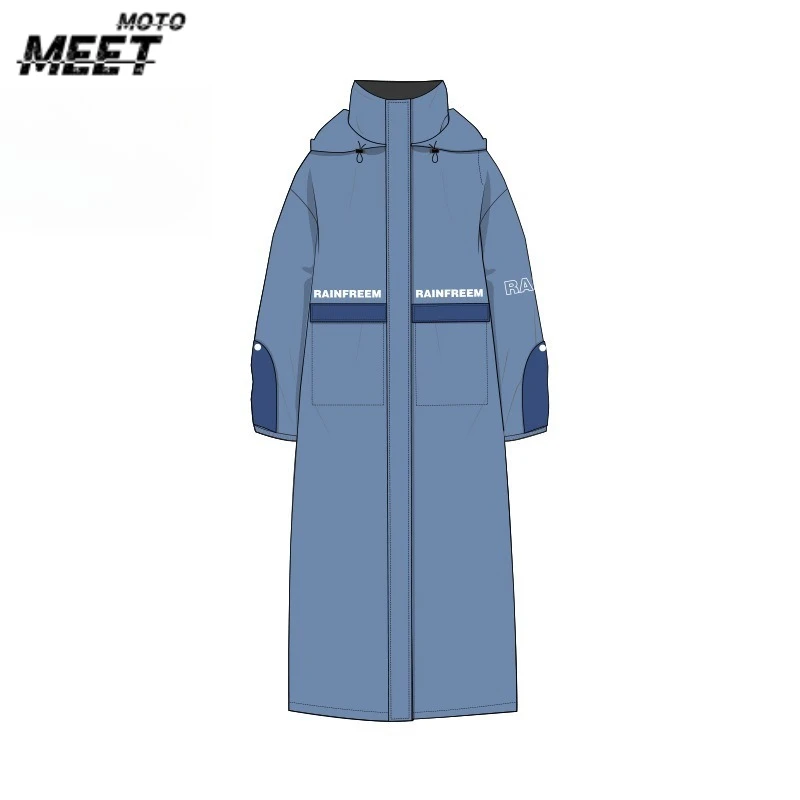 Long Electric Bike Windproof Cover, Waterproof Full Body Warm Windbreaker, Thickened Oxford Cloth Scooter Riding Cover