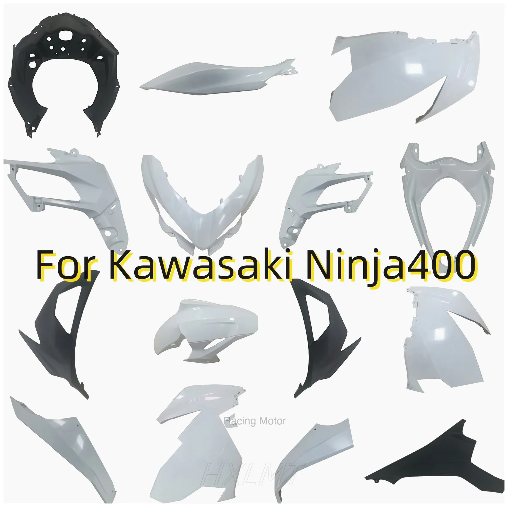 Motorcycle Fairing Body Kit - Motorcycle For Kawasaki Ninja 400 Ninja400 2018 - 2019 - 2023 Left Right Tail Fairing Kits Bodywor