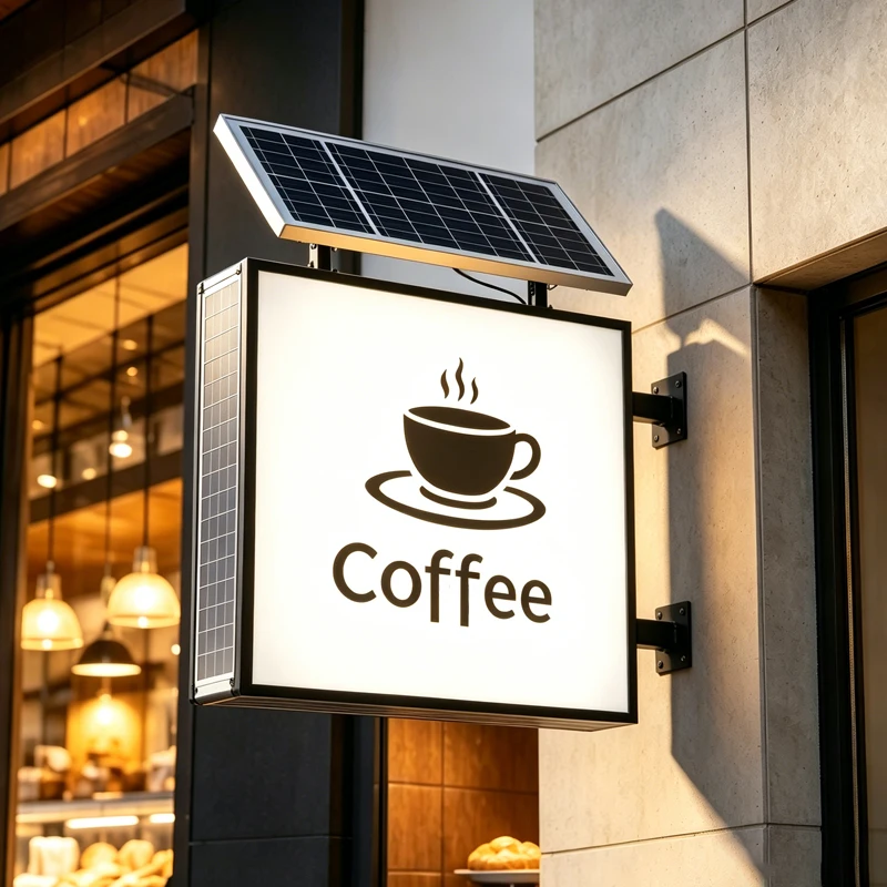 boite-lumineuse-publicitaire-personnalisee-a-energie-solaire-double-face-illuminee-pour-cafe-salon-de-beaute-restaurant
