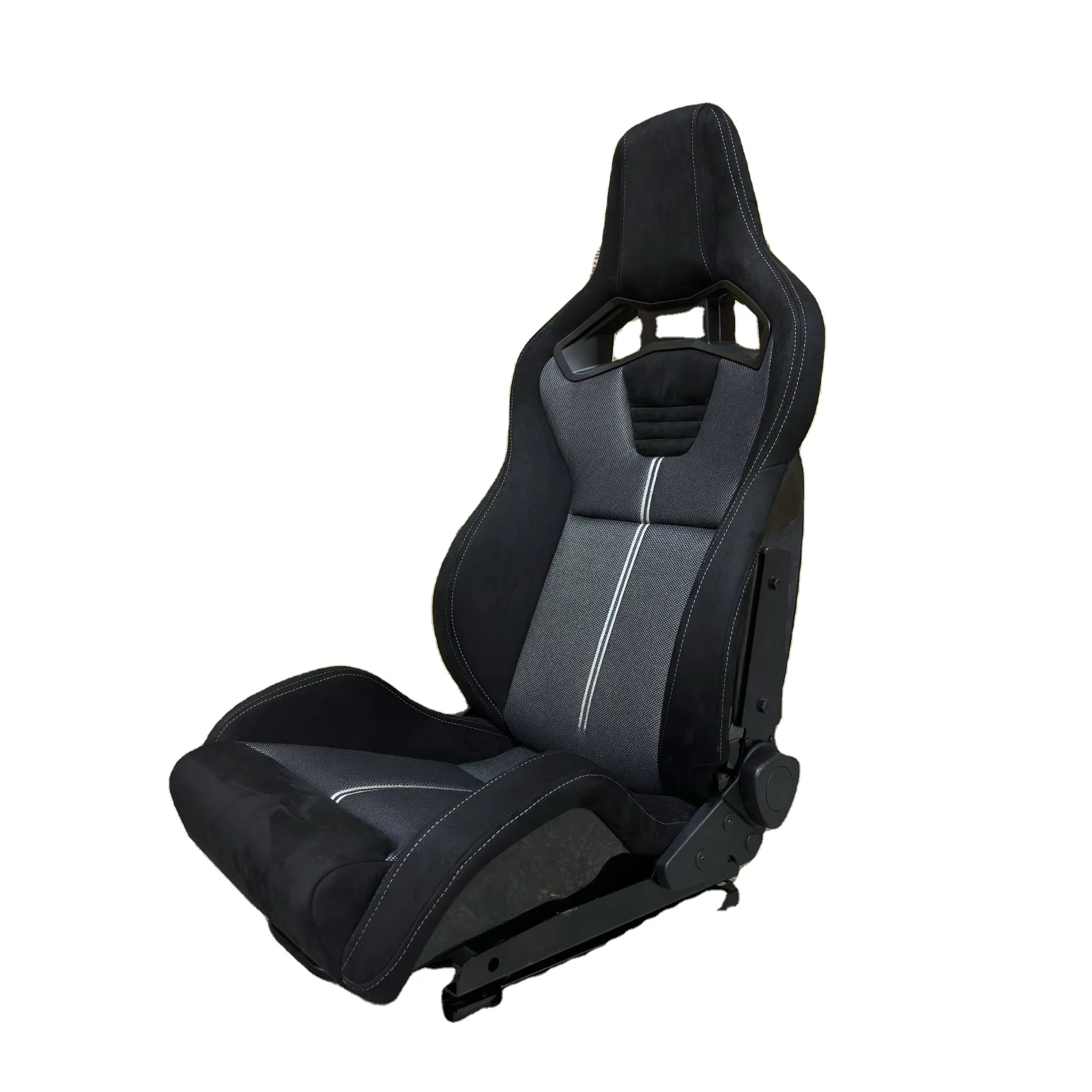 JBR1039RTF Adjustable Racing Design Car Seat Sports Black Fiberglass Modified Bucket Seat Carbon Fiber
