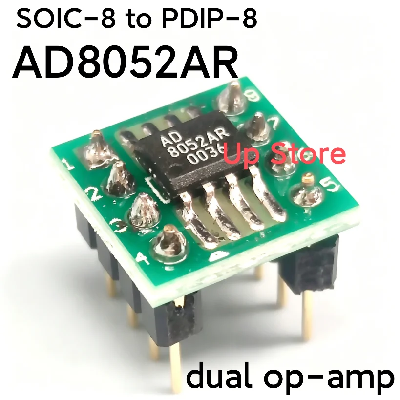 AD8052AR  AD8052  duan op-amp,SMD to DIP conversion, fully assembled, unit price