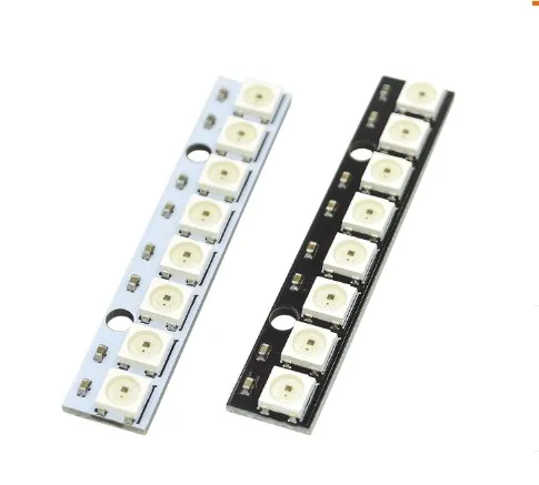 8 channel WS2812 5050 RGB LED lights built-in full color-driven development board