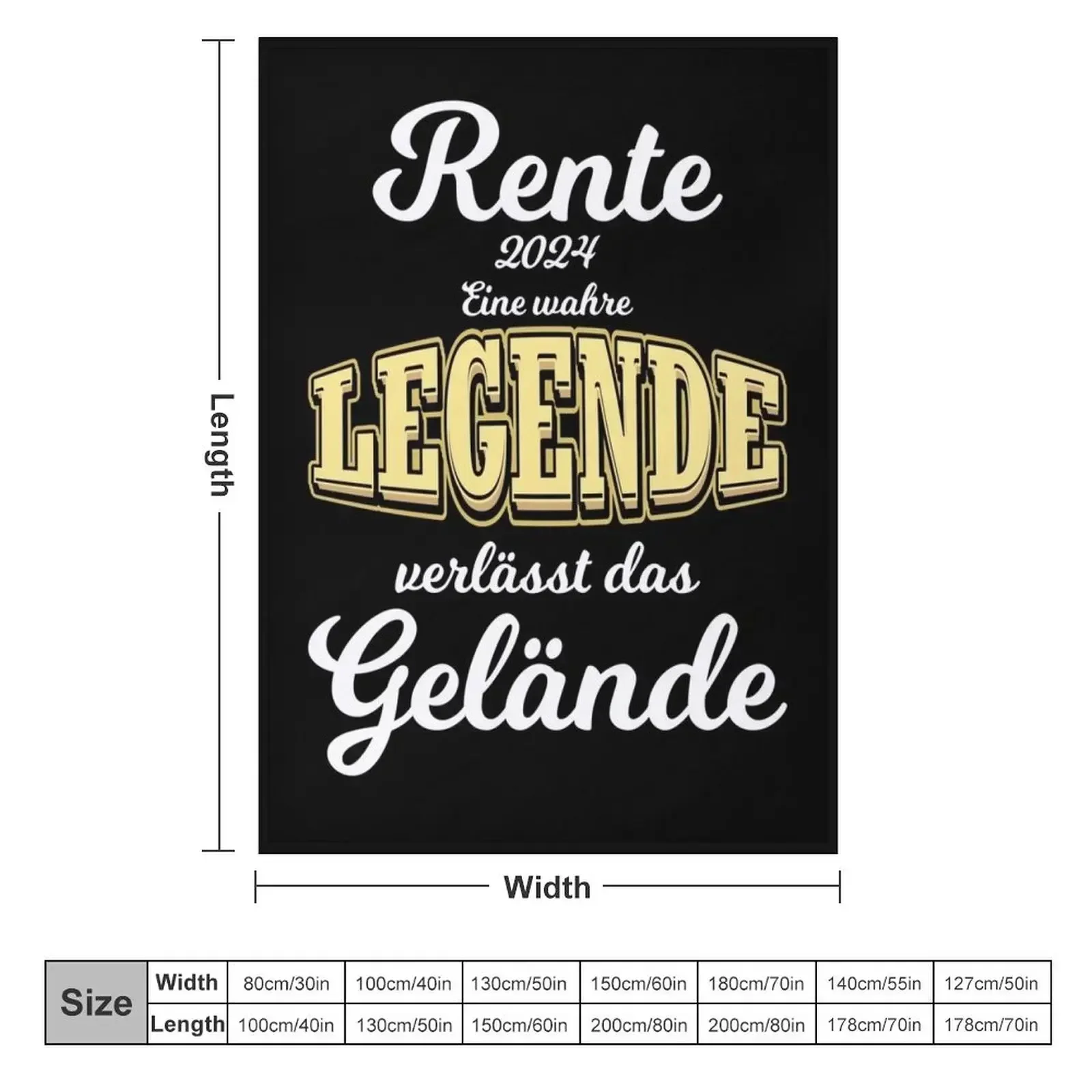 Pension 2024, funny gift idea, funny saying about the start of retirement Throw Blanket Decoratives Flannel Blankets
