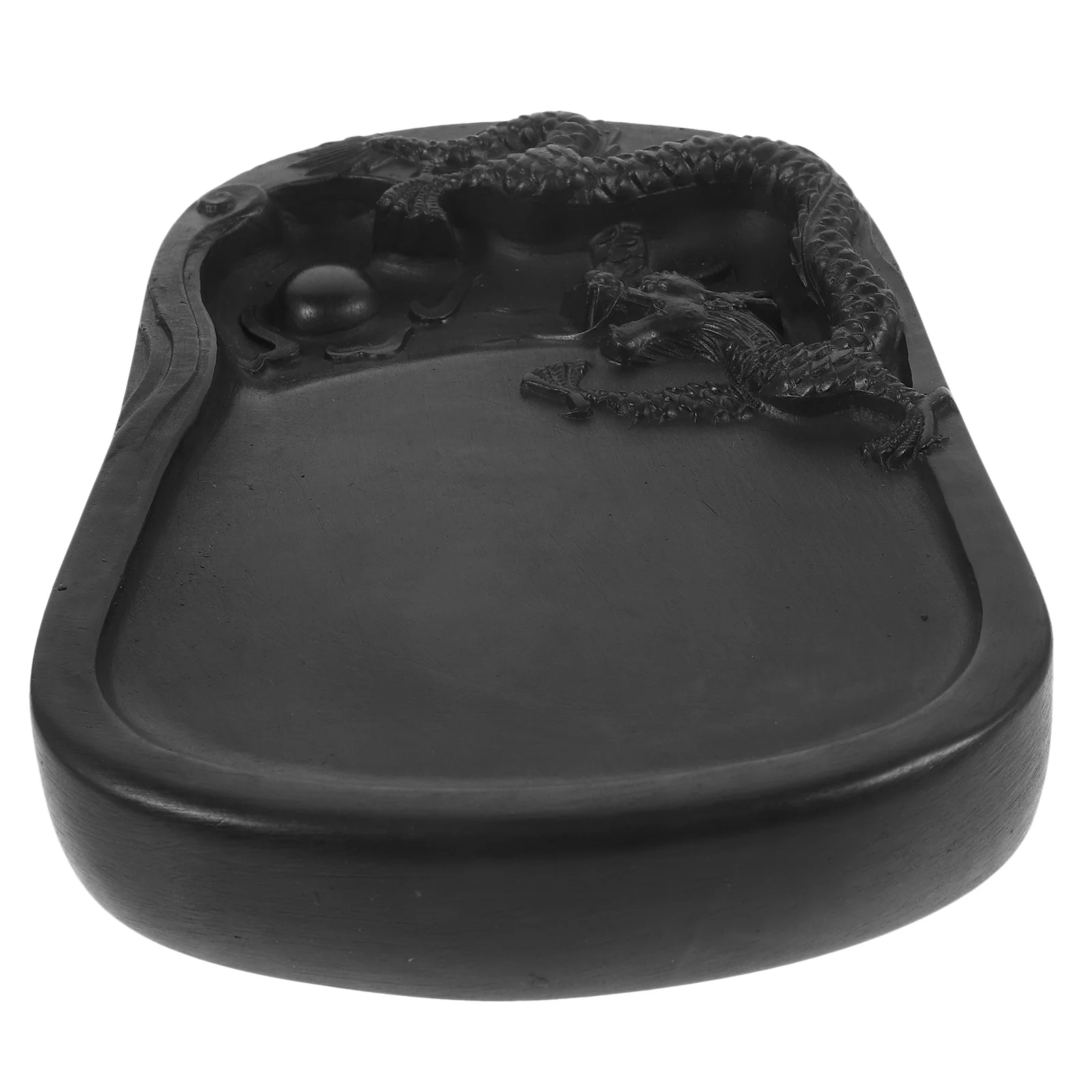 

Exquisite Compact Chinese Calligraphy Black Desktop Grinding Inkslab Store Reusable Washable for Students