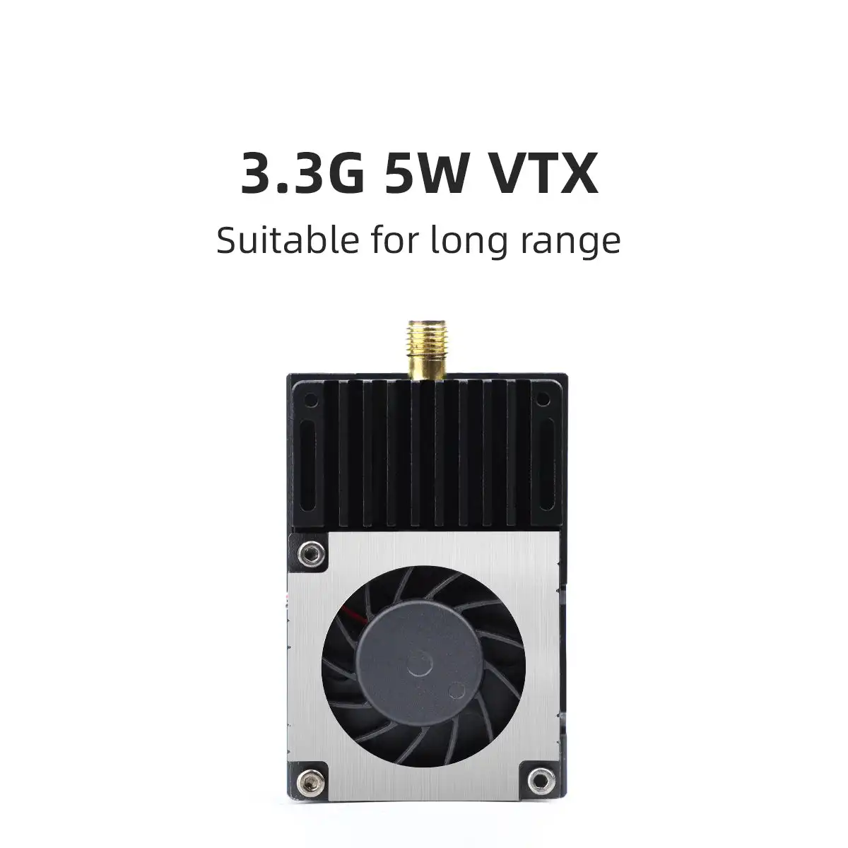 HGLRC 3.3G 5W VTX Video Transmitter FPV Long Range Drone SMA Connector