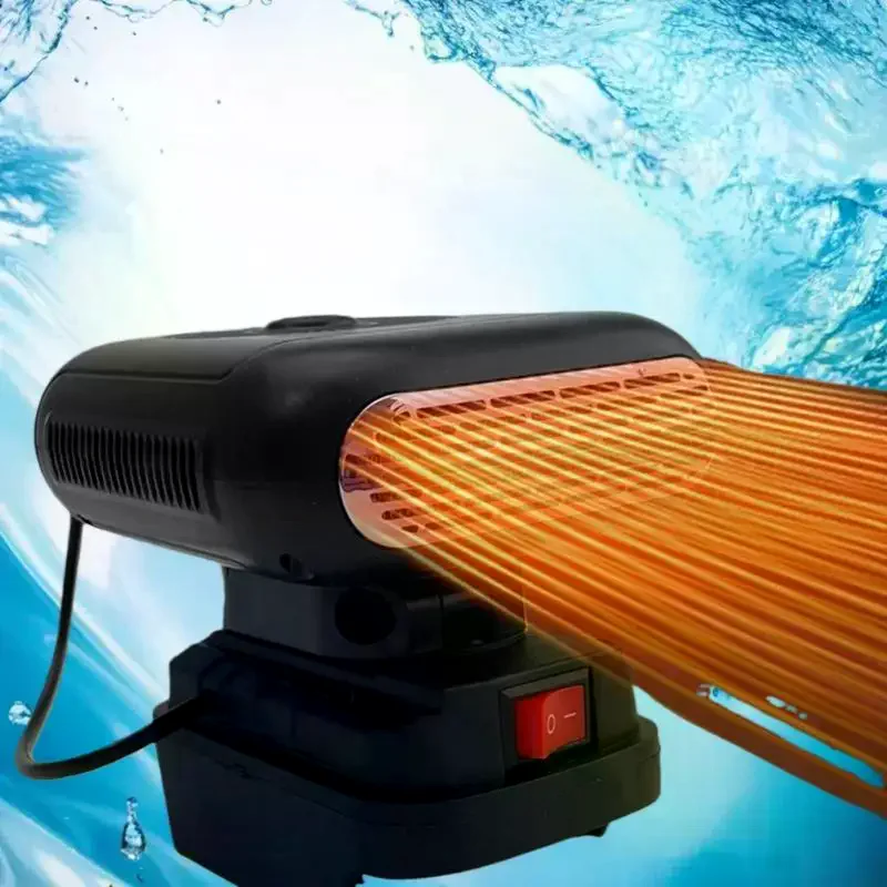 Wireless Winter 21V Car Heater with Li-ion Batteries, Cooling Blower, 2 USB Ports for Mobile Charging