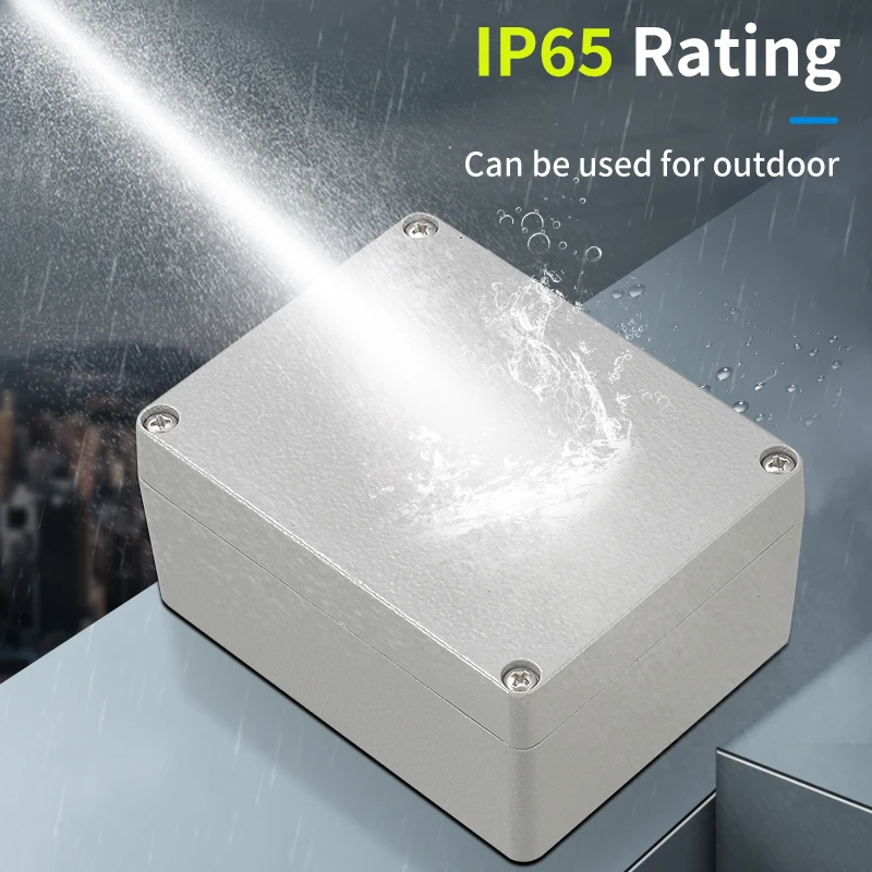 Industry IP65 Waterproof Cast Aluminum Junction Box for electronic project Outdoor Explosion-proof Electrical Enclosure Case