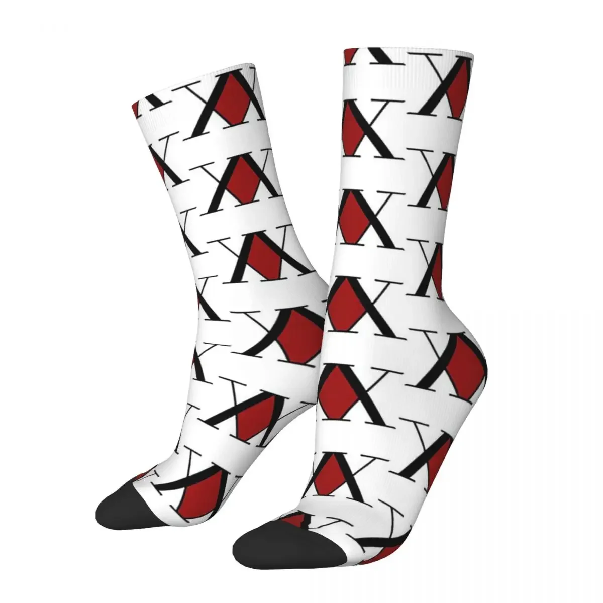 Hunter Association Logo Socks Harajuku Sweat Absorbing Stockings All Season Long Socks for Man's Woman's Birthday Present