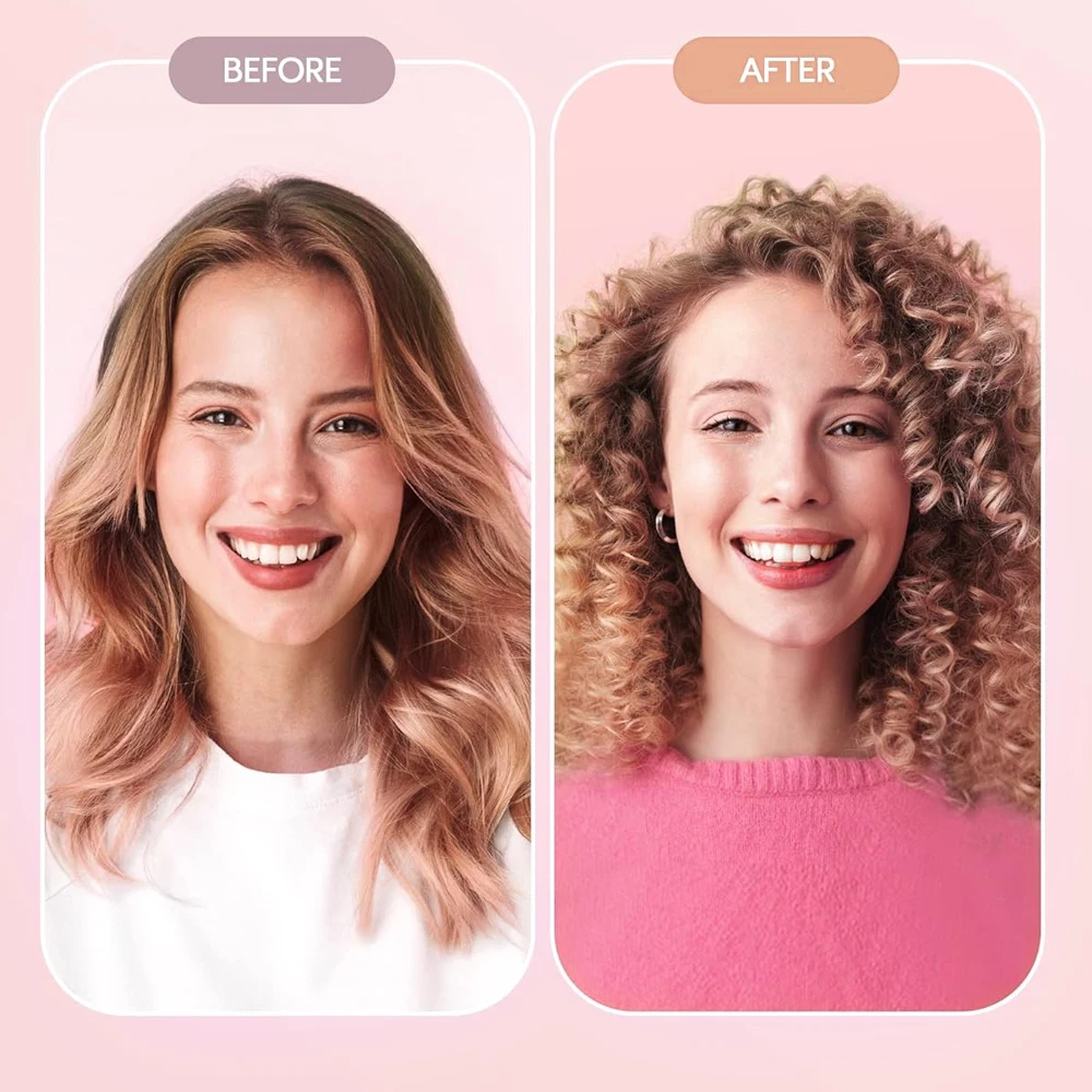 9 มม.ผม Curling Iron,ขนาดเล็ก Barrel Hair Curling Wand สําหรับผมสั้นและยาว, เซรามิค Wand Curling Iron ความร้อนทันที