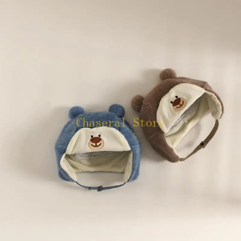 

E7ce ушные шляпы шляпа Babe Bear ушная шапочка для детской шляпы зимняя шляпа на открытом воздухе спортивная одежда головная