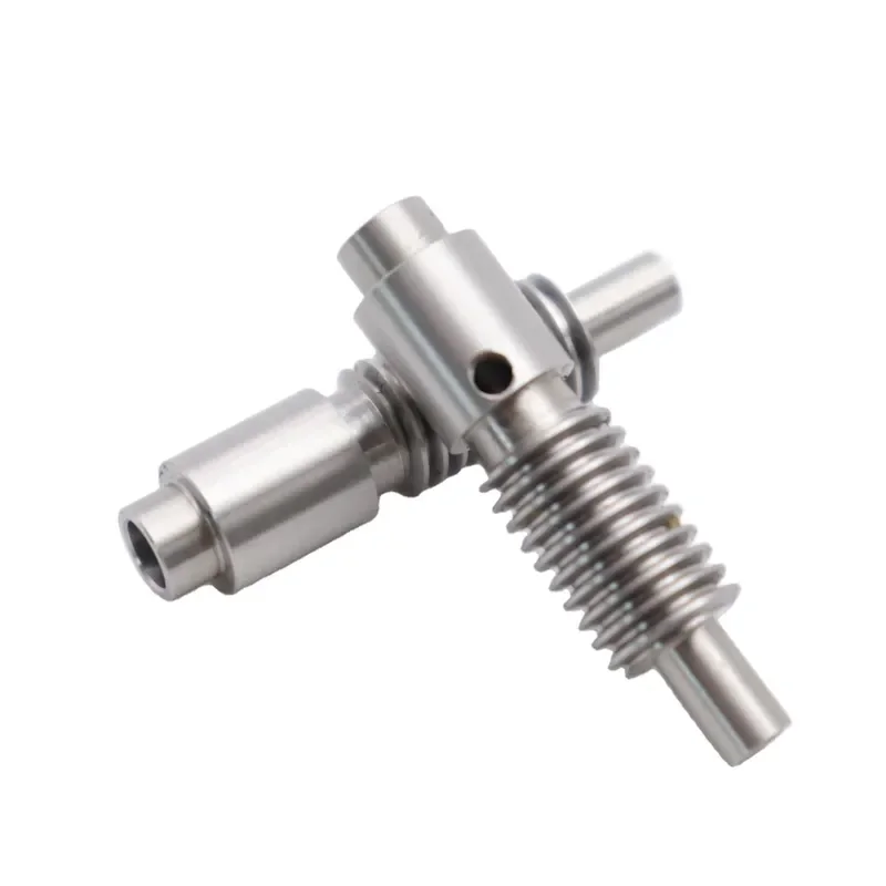 for Customized CNC Machining Stainless Steel Gears Worm Gear Sets Drilling Wire Cutting Broaching Precision Tolerance Control