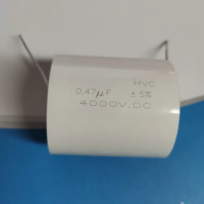 1PCS high voltage pole-free inductive film capacitor 4000V 0.47uf 474 4KV 40X44MM